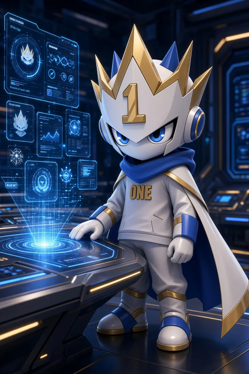 $ONE at a holographic command console
