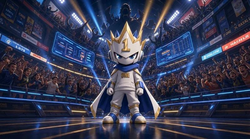 $ONE in a stadium surrounded by cheering fans